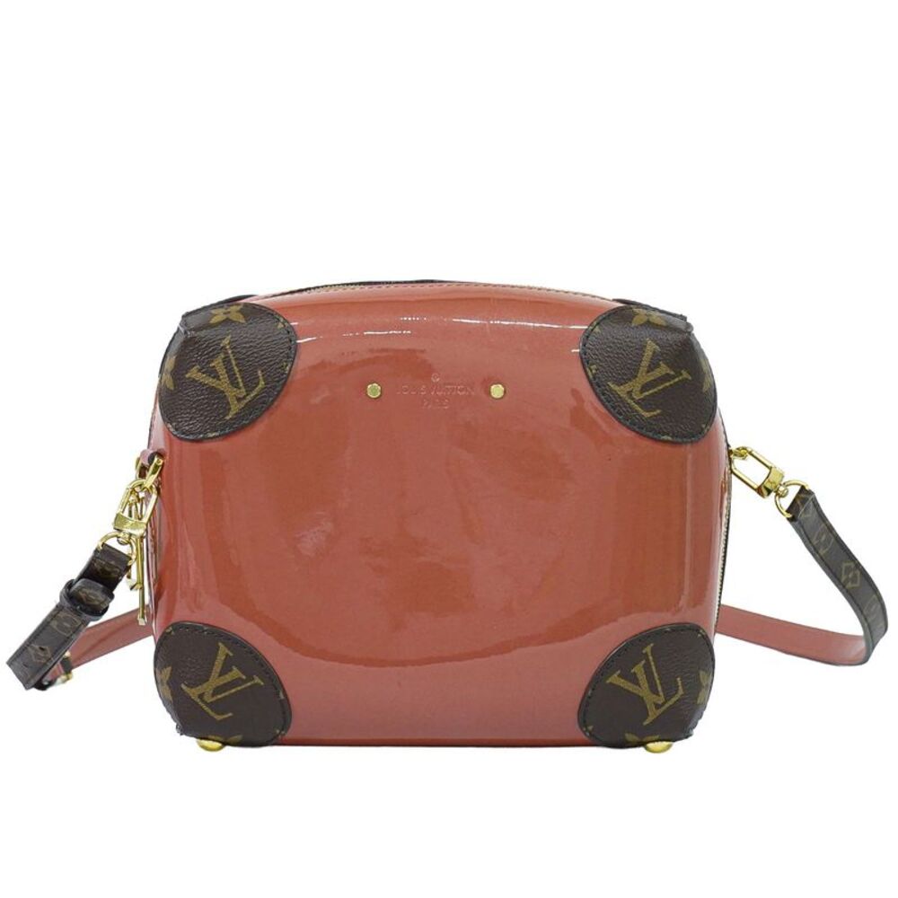 Louis Vuitton Venice Vernis With Monogram Canvas Pink Patent_Leather Shoulder